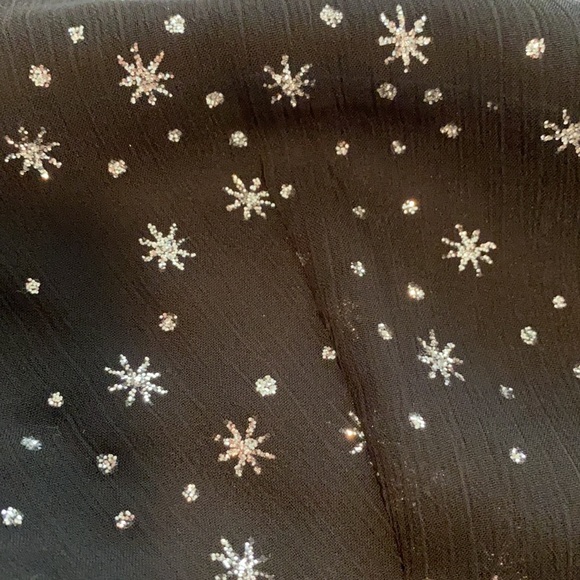 Topshop Glittery Star Print Halter Dress - Size 2 - Picture 5 of 7